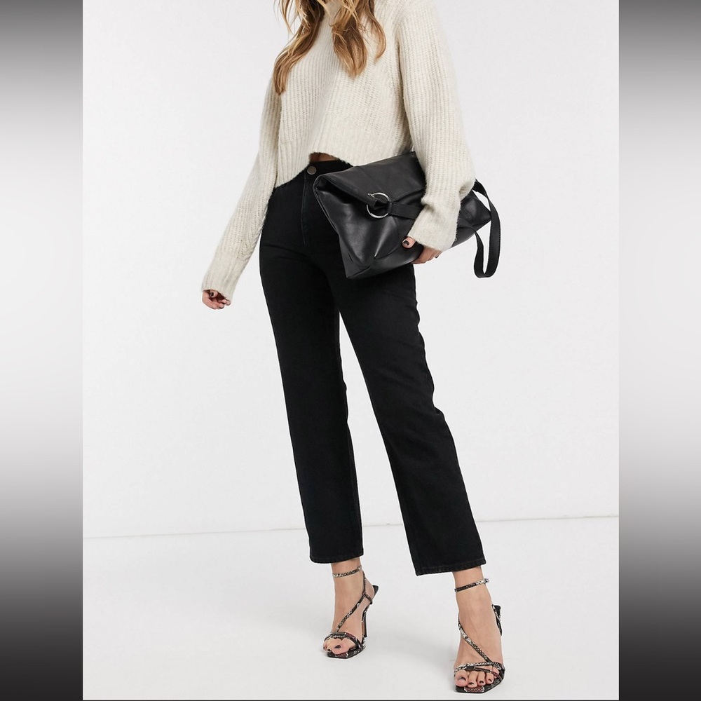 ASOS Boyfriend Jeans - Black, Size 28
